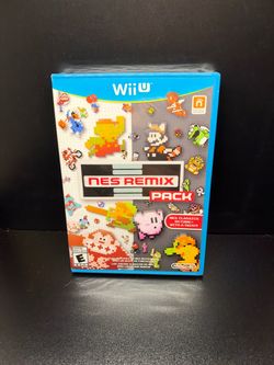 NES Remix Pack Nintendo Wii U First Print Blue Label Original Version Sealed!