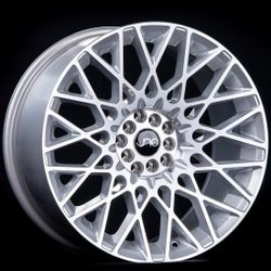 JNC039 Silver Machined Face Wheels - 18"