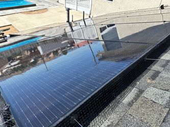Solar panels bird proofing