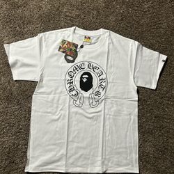 Bape X Chrome Heart Tee Men’s Large 