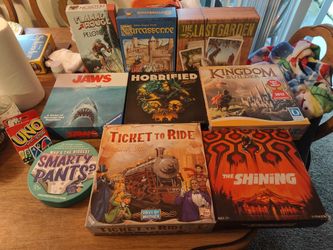 Board Games. Ticket To Raid Carcassonne BattleLore Jaws