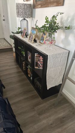 Black cubicle storage