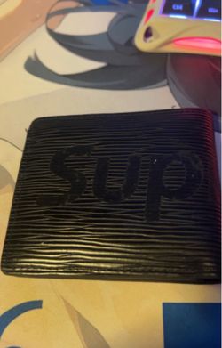 Black supreme lv wallet