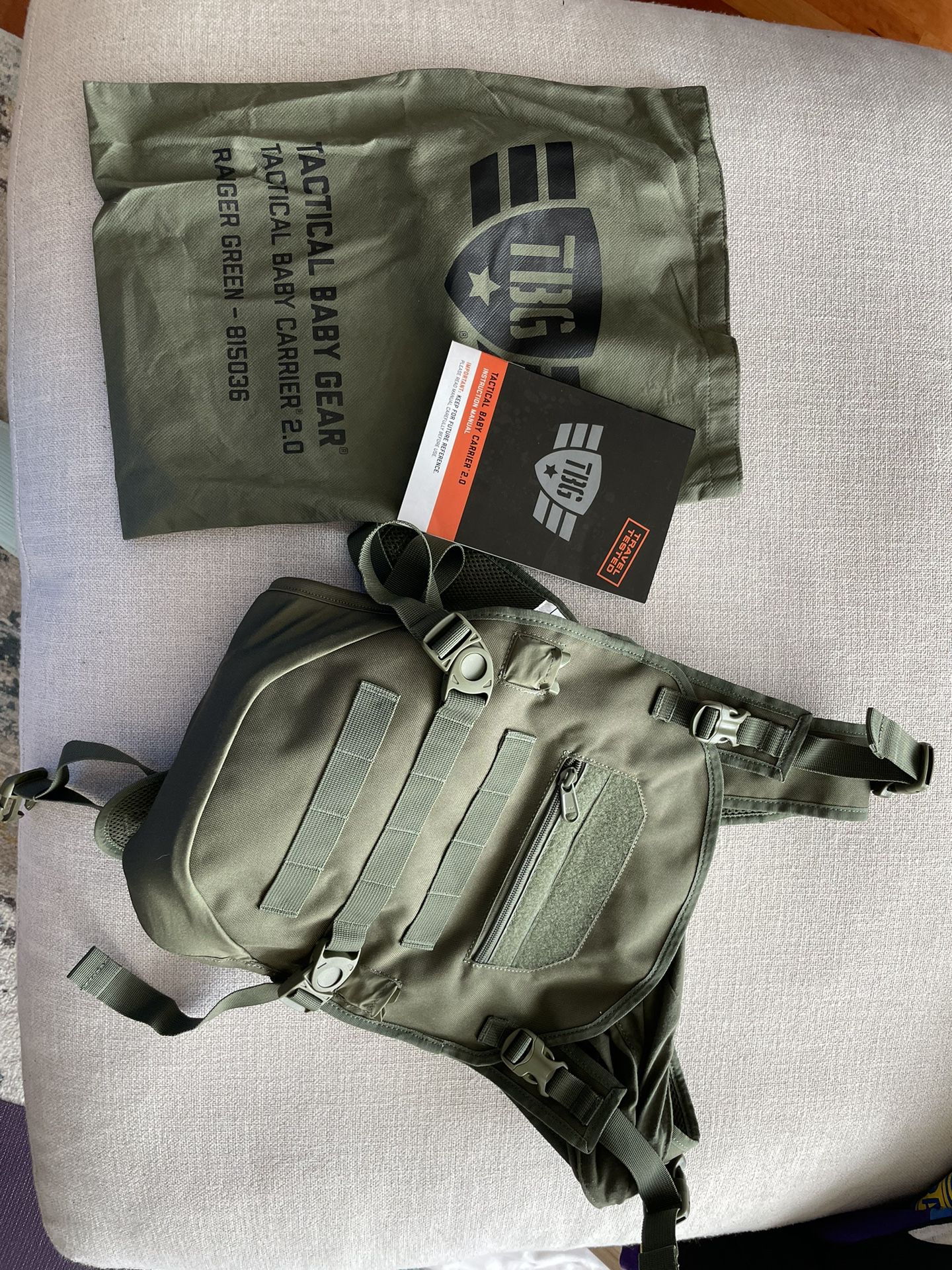 Olive Green Tactical Baby Carrier