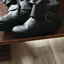 black boots for women 10