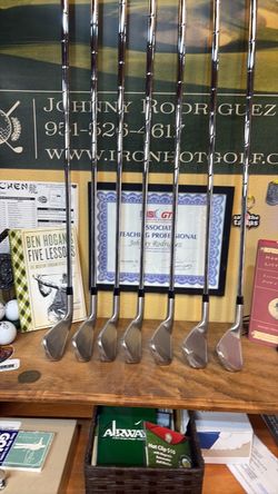 Takomo Stiff Steel Irons. Iron Hot Golf