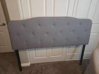 Upholstered queen size headboard