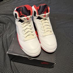 Fire Red Jordan 5’s