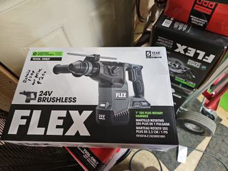 24V Brushless Flex 1" Sds Plus Rotary Hammer  Tool Only 