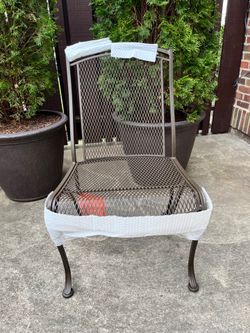 WOODARD Wrought Iron Mesh Outdoor Patio Chairs BRAND NEW