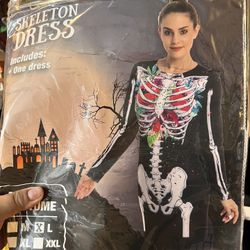 Skeleton Dress $15