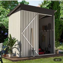 New in the box 3x5ft metal storage shed