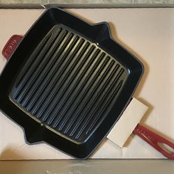 Stop 12 Inch Grill Pan - Cast Iron