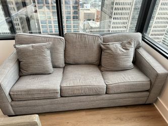 3 Cushion Sofa With Queen Size Pullout Bed