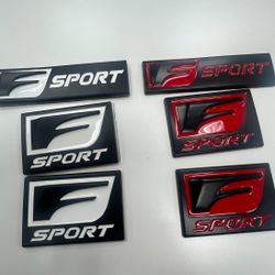 F Sport 3pc Emblem