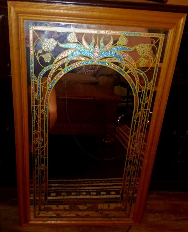 Beautiful vintage mirror.
