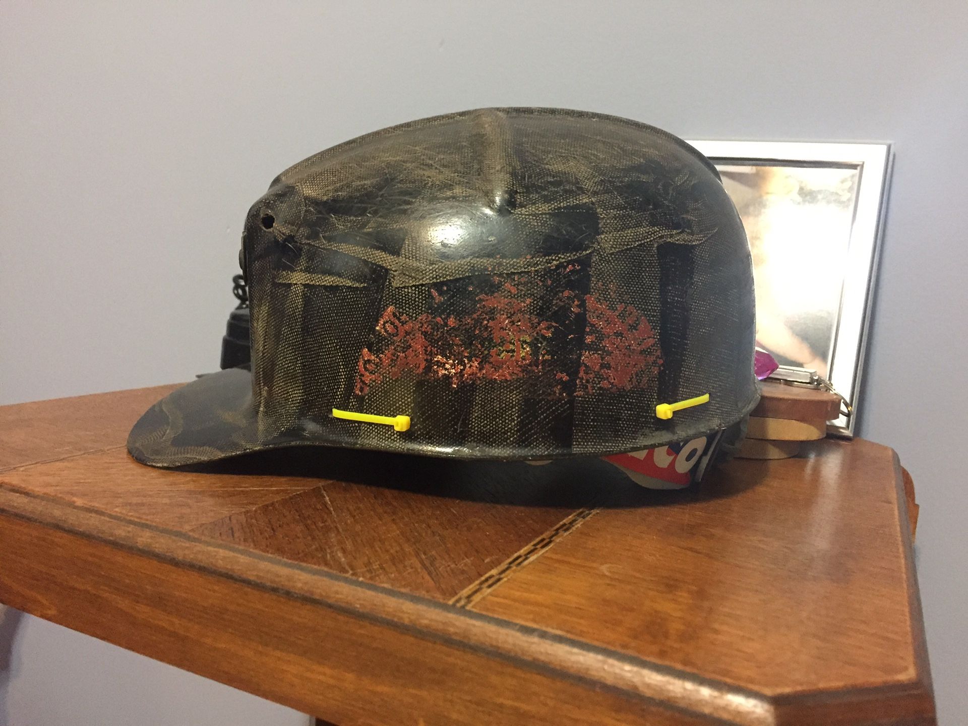 Vintage msa comfo cap low vein miners cap