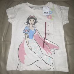 Snow White Graphic T-Shirt for Kids Toddlers 3 T NWT Fun Colorful Girls Disney