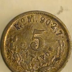 Moneda 5 Centavos M.M .902.7