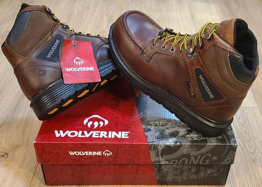 Wolverine Work Boots Size 8/8.5/9/9.5/10 And 10.5 For Men