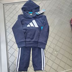 Adidas Kids Tracksuit Set Size 4T