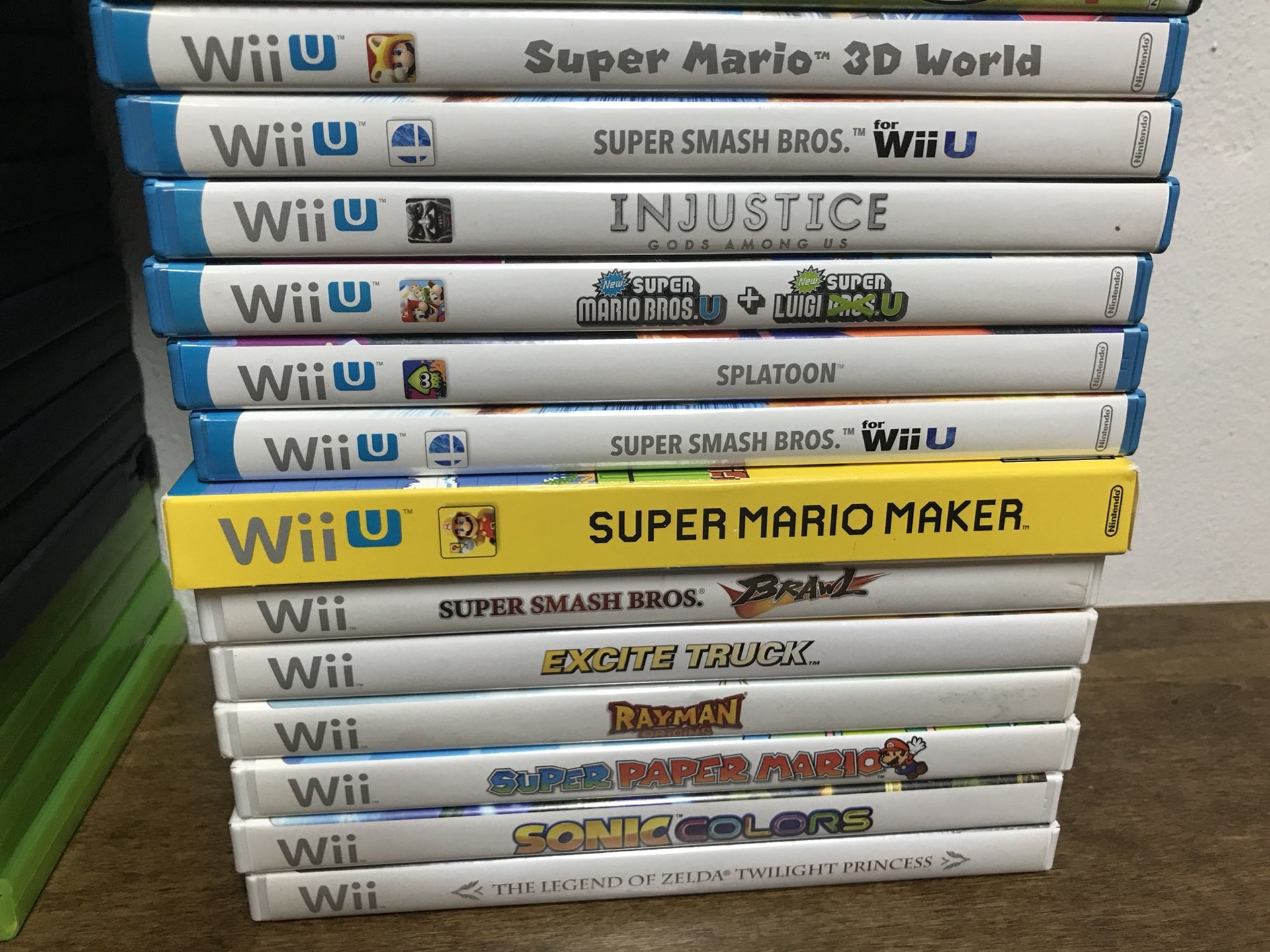 Lot of nintendo Wii and Wii U Games
