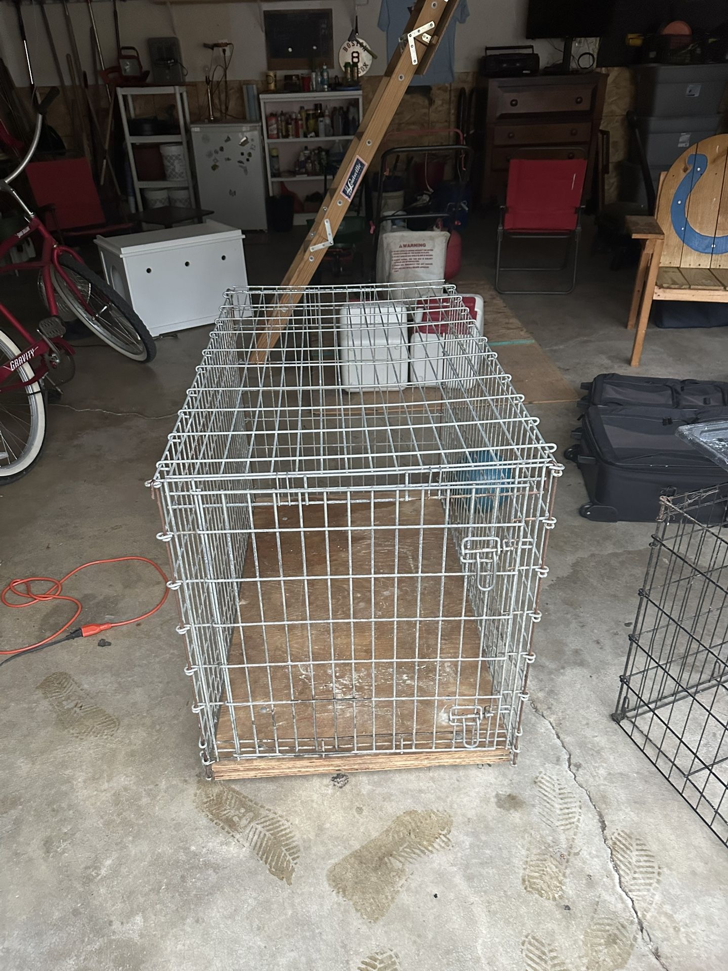 Large Dog Cage On Wheels