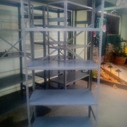 Tennsco Metal Shelving Unit ~  5 Shelves Adjustable Carbon Steel
