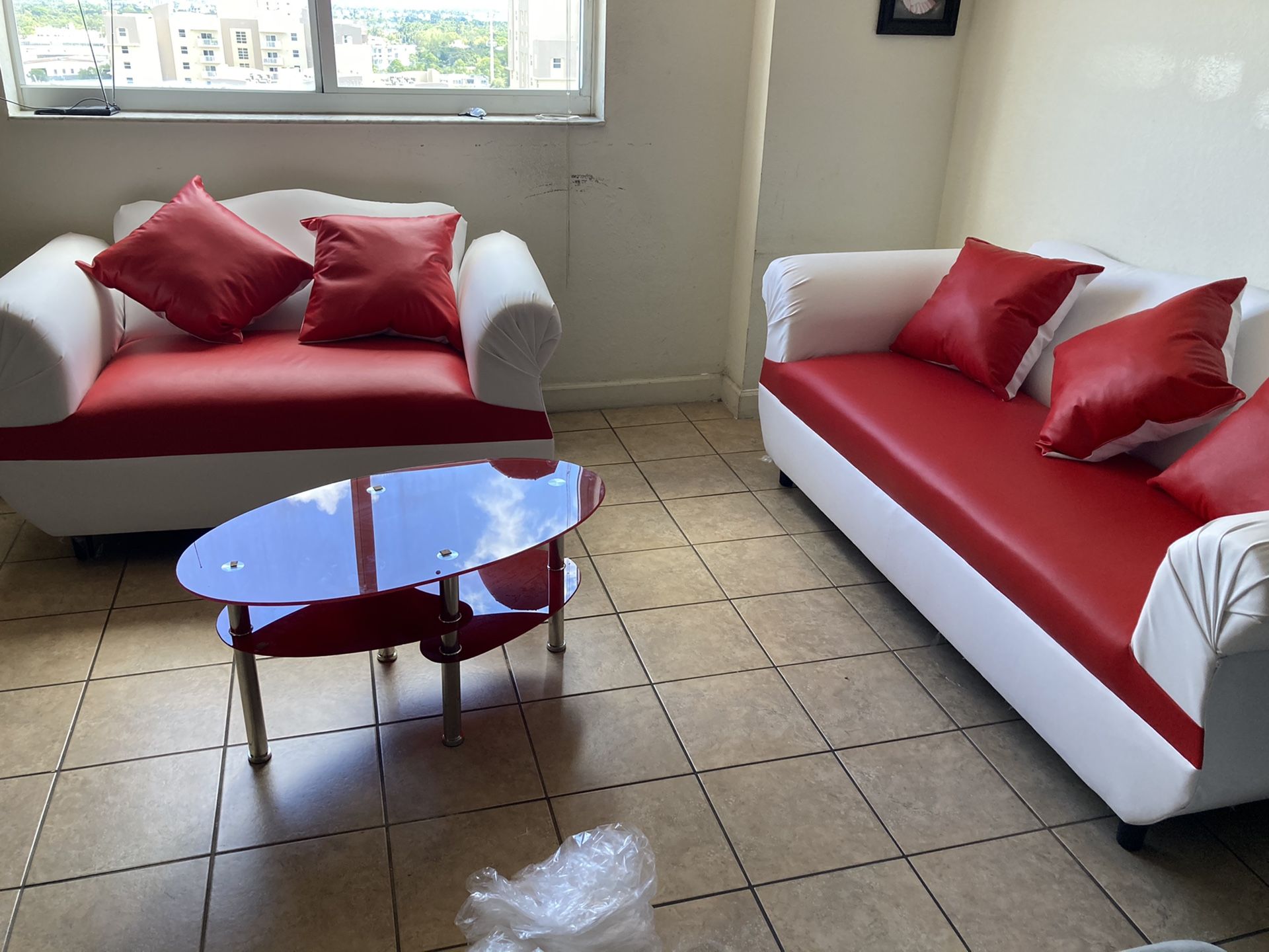Sofa and love seat 2 PCS