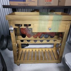 Rolling Bar Cart