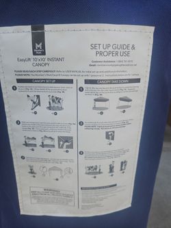 Used like new Member’s Mark 10'x10'