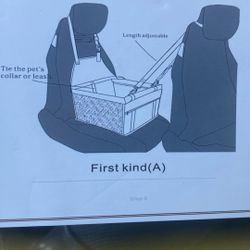 Pet Seat Cover For  Dogs In  a car 🚗 