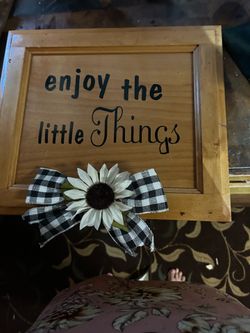 Homemade wood signs