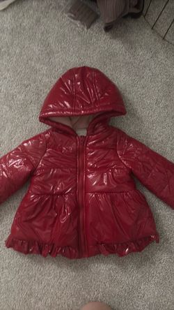 Toddler Red Puffer Jacket Size 18m