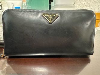 Prada black wallet