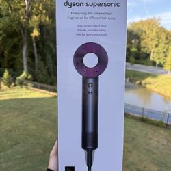 Dyson Supersonic Hair Dryer Iron/Fuchsia - Sealed Box - Fast Shipping