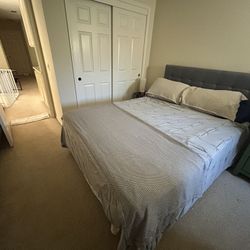 Queen Mattress With Headboard And Frame Bed