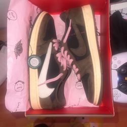 Travis Scott Mocha Jordan Lows Og (with Stock X Tag )
