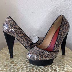 Cheetah Print Heels