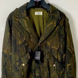 Yves Saint Laurent (YSL) Camo MA-1 Bomber Men’s Jacket