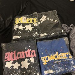 Sp5der Hoodies Sz m (read Description 