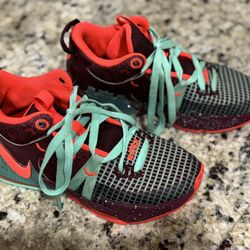 Nike Kids LeBron Witness 7 GS (Maroon/Emerald)