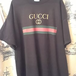 Vintage Bootleg Gucci T-Shirt Size XXL Mens