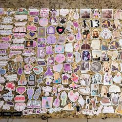 LOTS of Stickers & Sticker Earrings (NEW!) (3 pictures posted)