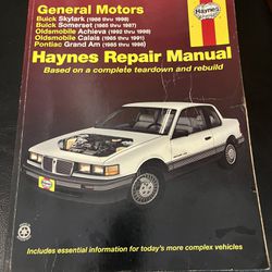 Haynes Repair Manual For General Motors