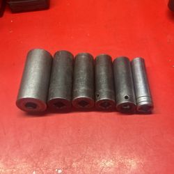 Snap On Tools Standard  6 Points Impact  5/8.11/16.3/4.13/16.7/8.1.1/8