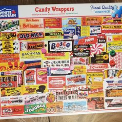 'Candy Wrappers' White Mountain Puzzle 