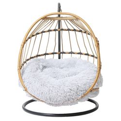 New SWITTE Cat Bed Pet Egg Chair Hanging Swing Bed 