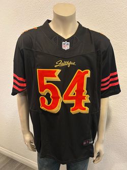 San Francisco 49ers Fred Warner #54 Black Stitched Jersey
