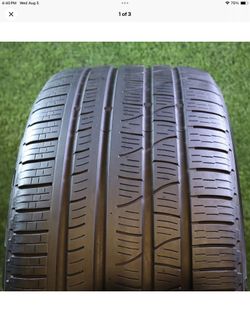 295 35R21 Pirelli Scorpion Verde A/S with 70% Tread 6/32 103V SKU 27841 Grade A Tires